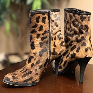 Stuart Weitzman Leopard Print Boots